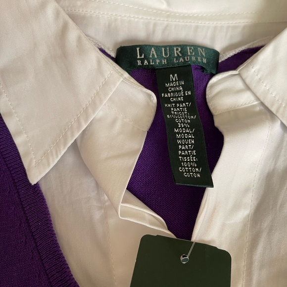 Ralph Lauren 2 tone Long sleeves - Picture 4 of 7